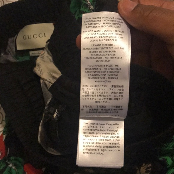 **AUTHENTIC** Angry Tiger Gucci Shorts